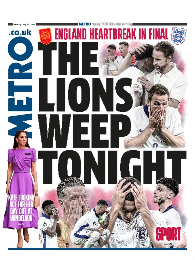 Ovako dan nakon finala Eura izgledaju naslovnice španjolskih i engleskih novina