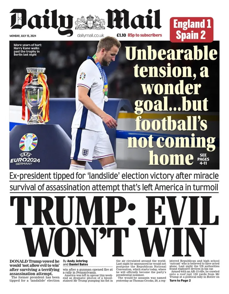 Ovako dan nakon finala Eura izgledaju naslovnice &scaron;panjolskih i engleskih novina