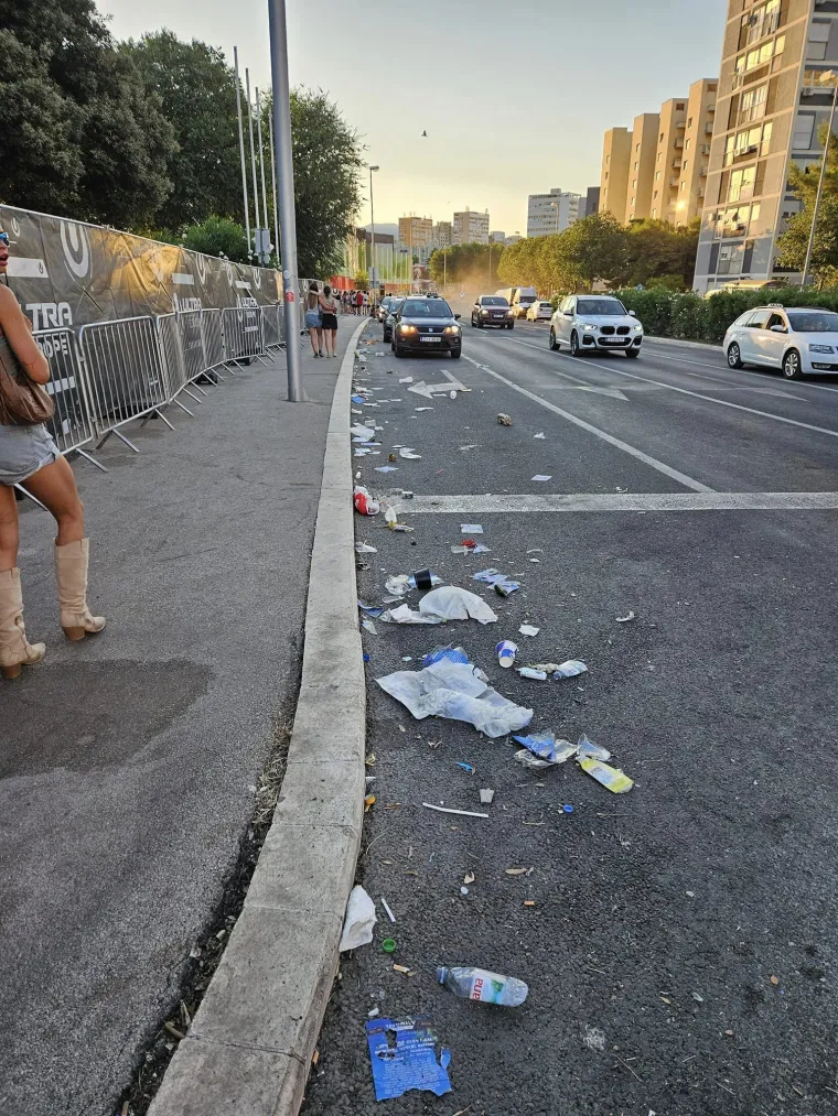 Splitska Čistoća imala pune ruke posla: Jutro nakon Ultre smeća gotovo pa nema