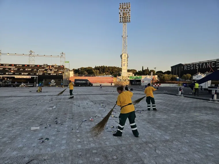 Splitska Čistoća imala pune ruke posla: Jutro nakon Ultre smeća gotovo pa nema