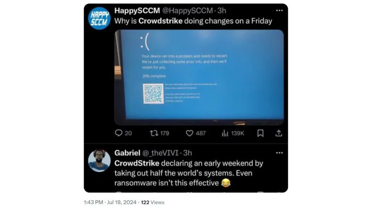 IT-jevci na mukama, Bill Gates zasukao rukave. Hit &scaron;ale na račun globalnog kvara: 'Popiknuo sam se na kabel'