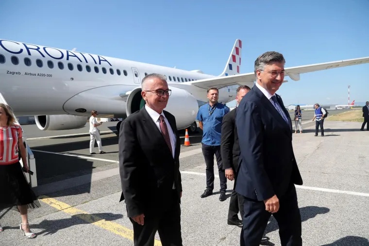U Zagreb je sletio Airbusa A220, novi zrakoplov Croatia Airlinesa