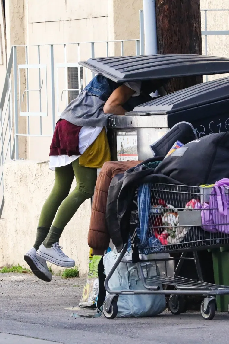 Nekoć je bila manekenka za kojom se uzdisalo, danas sirota prekapa po smeću kako bi preživjela dan