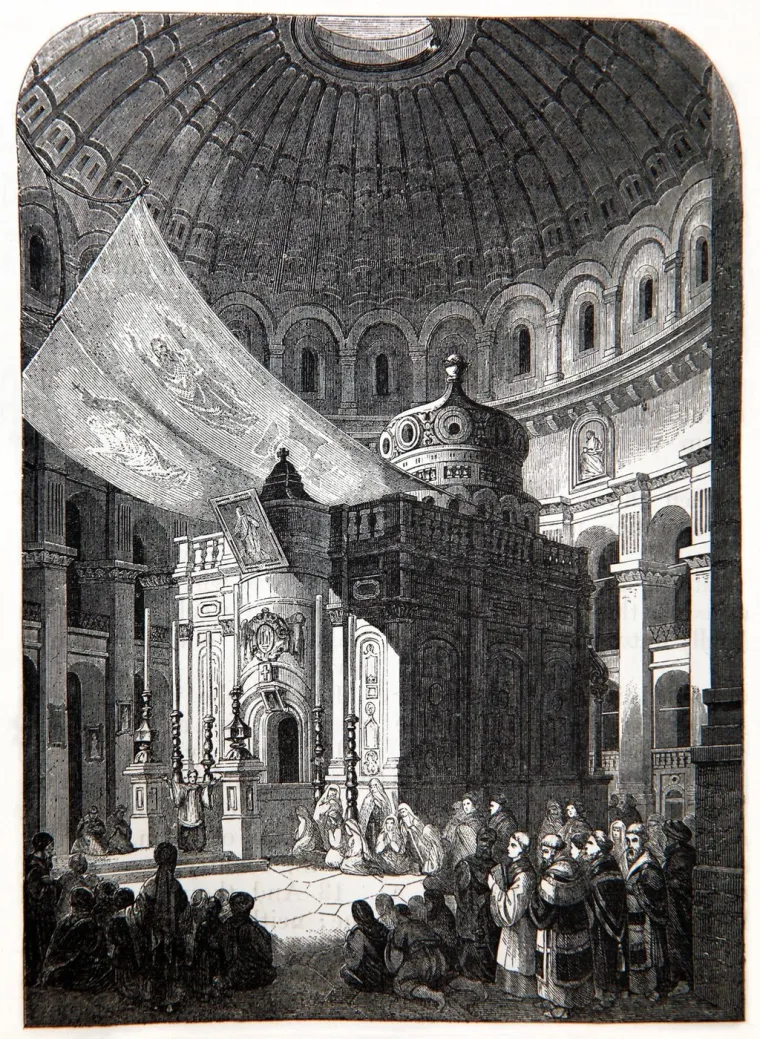 Smatralo se da je oltar uništen u požaru 1808. &quot;Za povjesničare je ovo otkriće senzacija&quot;, rekao je tim Austrijske akademije znanosti (OeAW) koji je došao do otkrića.
