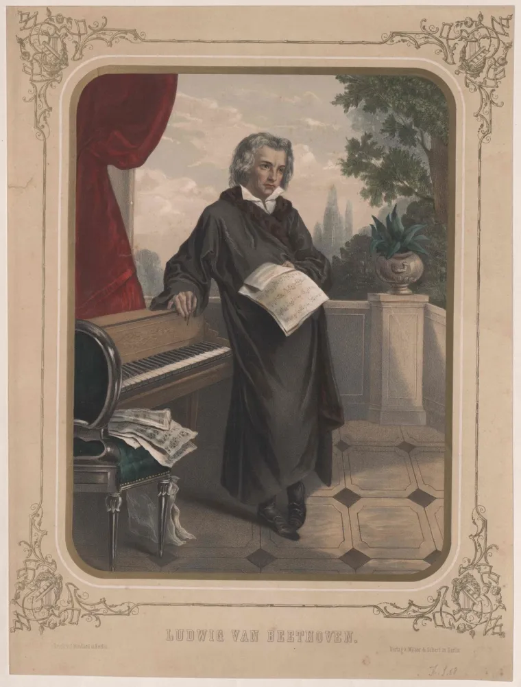 Neka od njegovih najvećih djela, uključujući Devetu simfoniju, nastala su kad je već bio potpuno gluh.