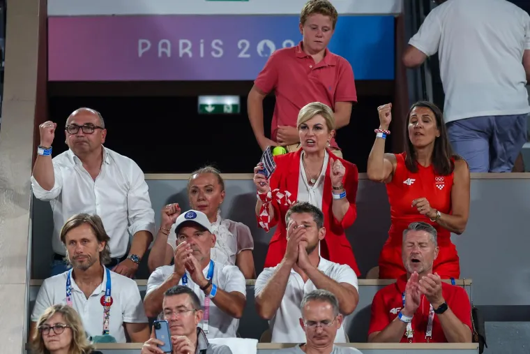 Kolinda u nikad strastvenijim scenama: Bodri naše olimpijce kao da nema sutra