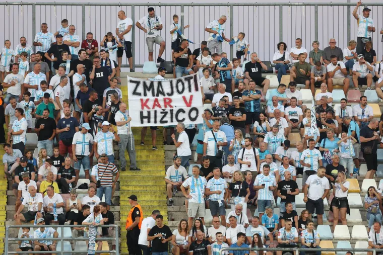 Trenutak koji niste mogli vidjeti u TV prijenosu: Slovenski navijač u prvom planu