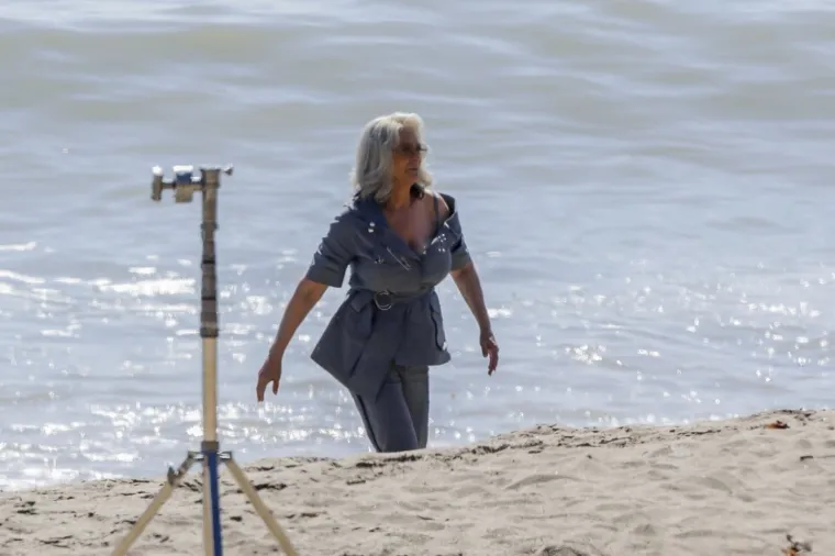 Jamie Lee Curtis na setu za nastavak filma &quot;Freaky Friday&quot;