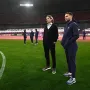 Plavi u dobrom raspoloženju proučili Allianz Arenu: Izgleda da je nekima bilo hladno