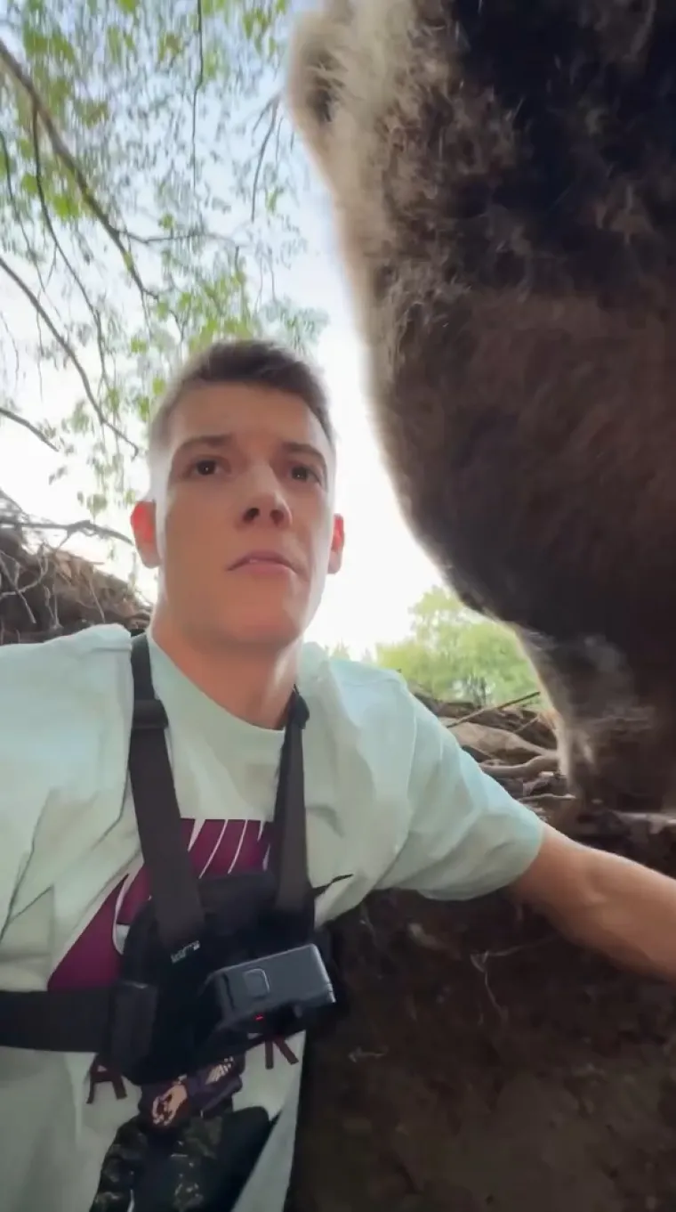 Srbin se zatekao oči u oči s medvjedicom u njezinu brlogu