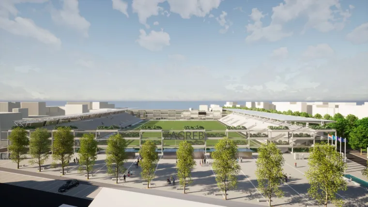 Na dan kada Dinamo igra Ligu prvaka priprema se gradnja njihovog novog stadiona