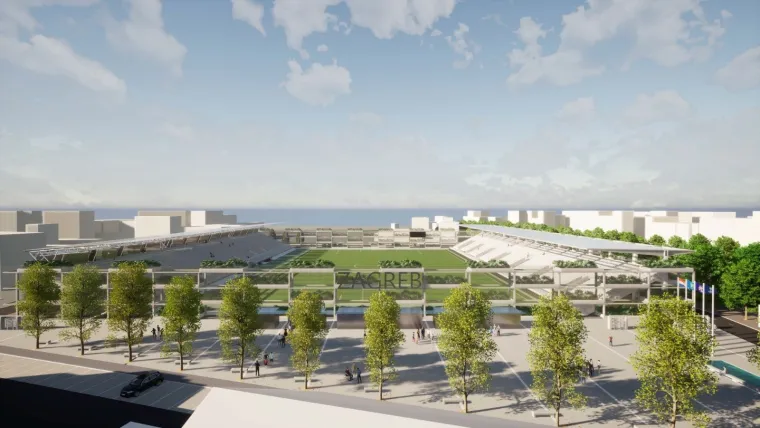 Na dan kada Dinamo igra Ligu prvaka priprema se gradnja njihovog novog stadiona