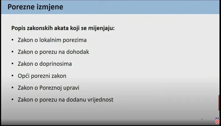 Rastu i plaće - osobni odbitak s 550 raste na 600 eura, te za uzdržavane članove obitelji. Povećava se prag više stope poreza na dohodak na 60 tisuća eura. Smanjuju se rasponi u kojem lokalne jedinice mogu utvrditi porez na dohodak. Općine i gradovi mogu uvesti nove niže i više stope uz propisane granice. Raste i prag za ulazak u sustav PDV-a s 40 na 50 tisuća eura. Što sve obuhvaća dugo iščekivana porezna reforma, pogledajte u nastavku 