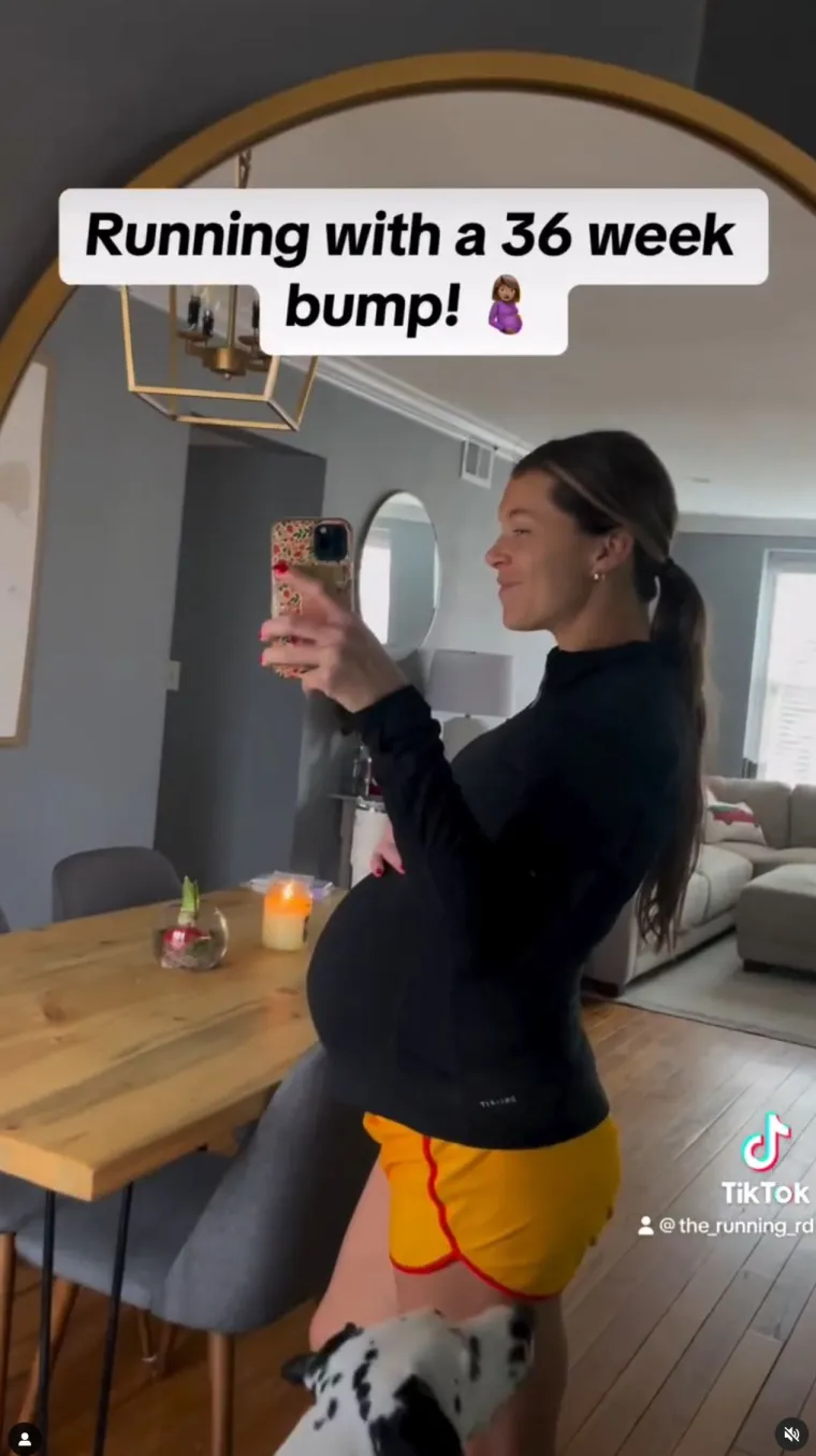 "Također sam nastavila s treninzima snage kako bih se pripremila za porod i maraton."