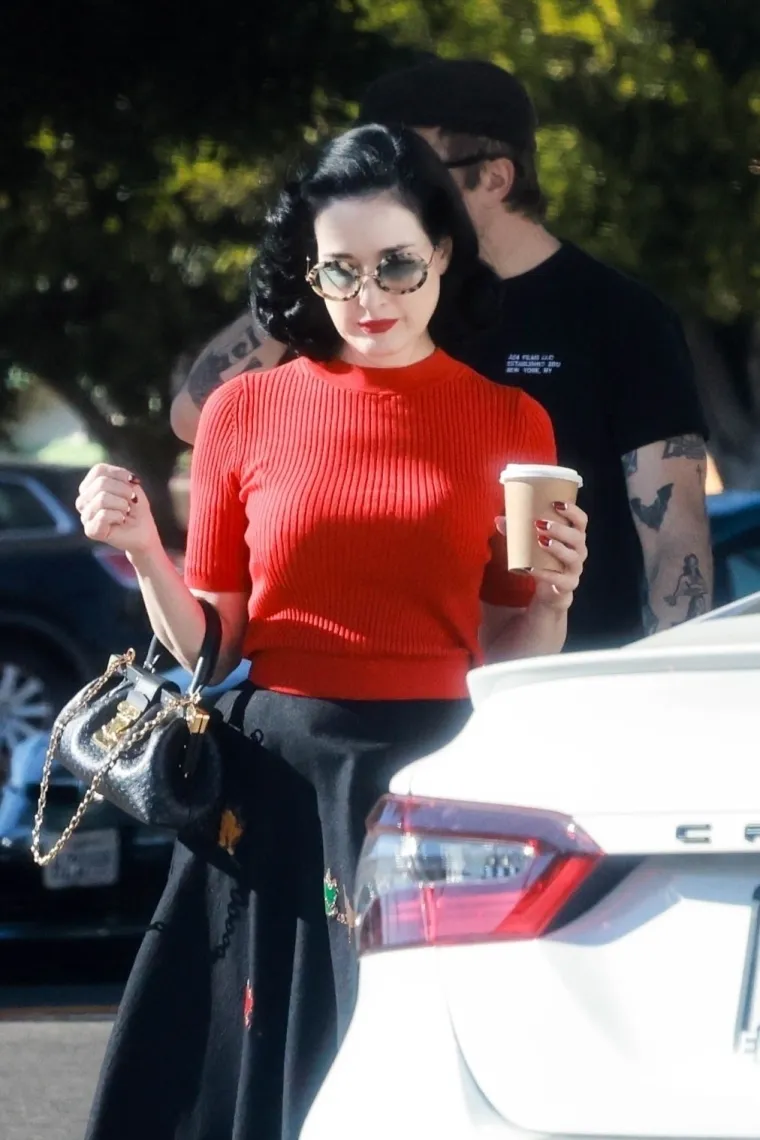 Dizajnirala je novu liniju donjeg rublja u suradnji s Wonderbra. Jedan od Ditinog za&scaron;titnih proizvoda je steznik s &scaron;est traka umjesto uobičajene četiri, s po dvije sprijeda, na bočnim &scaron;avovima i straga. U svibnju 2012. Von Teese je lansirala svoju kolekciju &scaron;minke "Classics" u suradnji s njemačkom kozmetičkom markom Art Deco. Compact puder, rumenila, olovke za oči, sjenila, maskare i ruževi stvoreni su kako bi reproducirali retro izgled burleskne izvođačice.