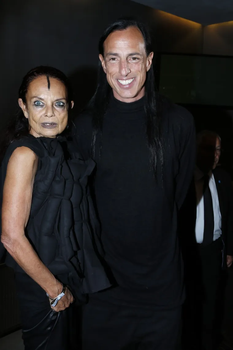 Mich&egrave;le Lamy i Rick Owens