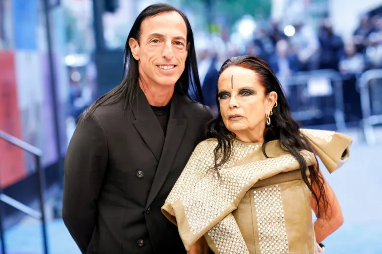 Mich&egrave;le Lamy i Rick Owens