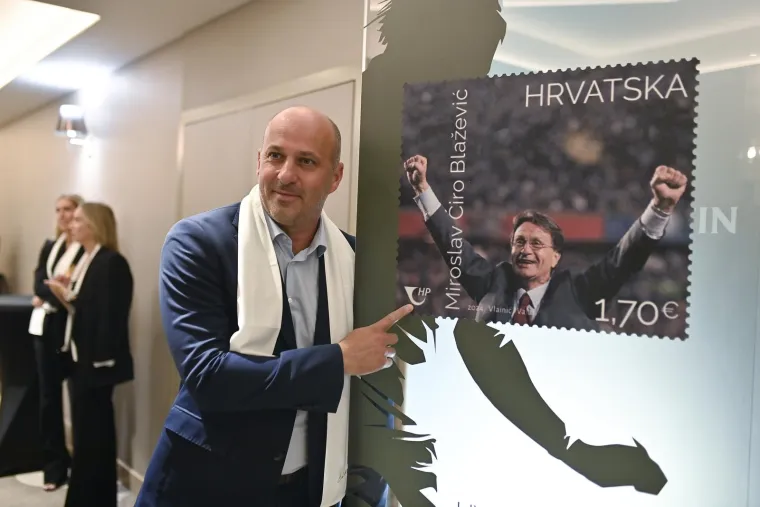 Zlatko Dalić i čitav niz velikana na predstavljanju poštanske marke u čast Ćire Blaževića