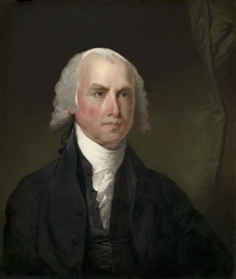 4. James Madison predsjednik je postao 4. ožujka 1809., a mandat mu je završio 4. ožujka 1817. godine. Također je bio u Demokratsko-republikanskoj stranci. 