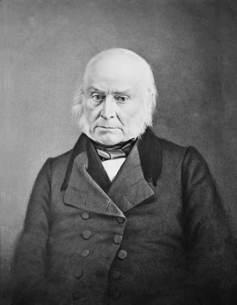 6. John Quincy Adams bio je posljednji predsjednik koji je bio u Demokratskoj-republikanskoj stranci. Predsjednik Amerike bio je od 4. ožujka 1825. do 4. ožujka 1829. godine.
