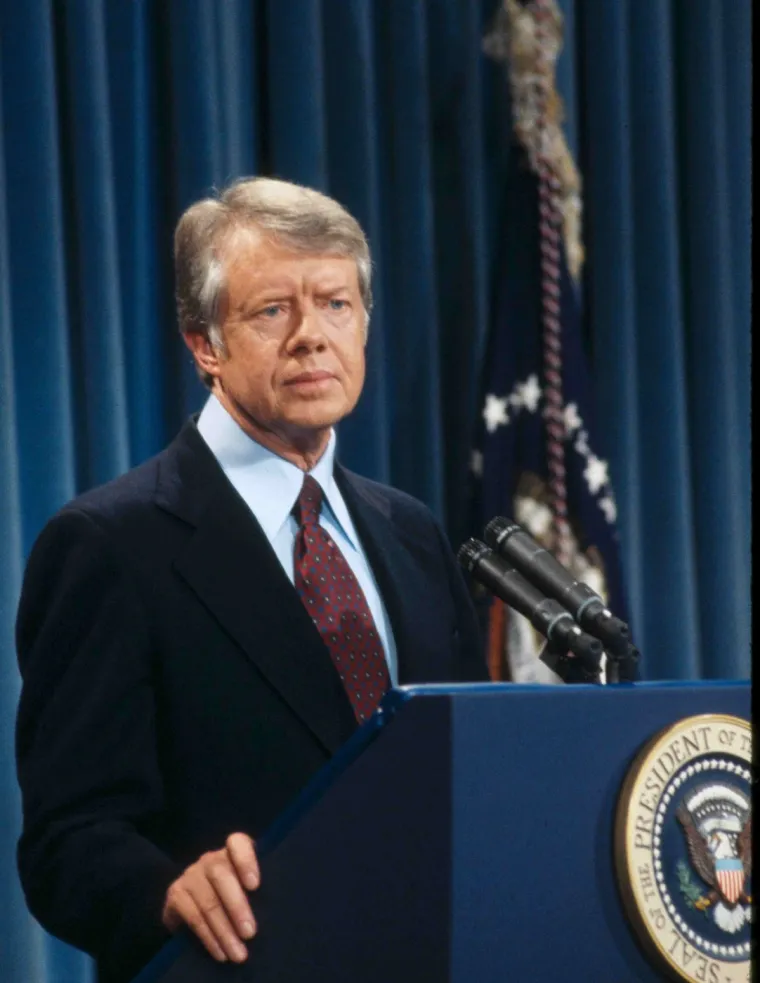 39. Nakratko se demokrati vraćaju na vlast i to s Jimmy Carterom koji je dužnost obna&scaron;ao od 20. siječnja 1977. do 20. siječnja 1981. godine