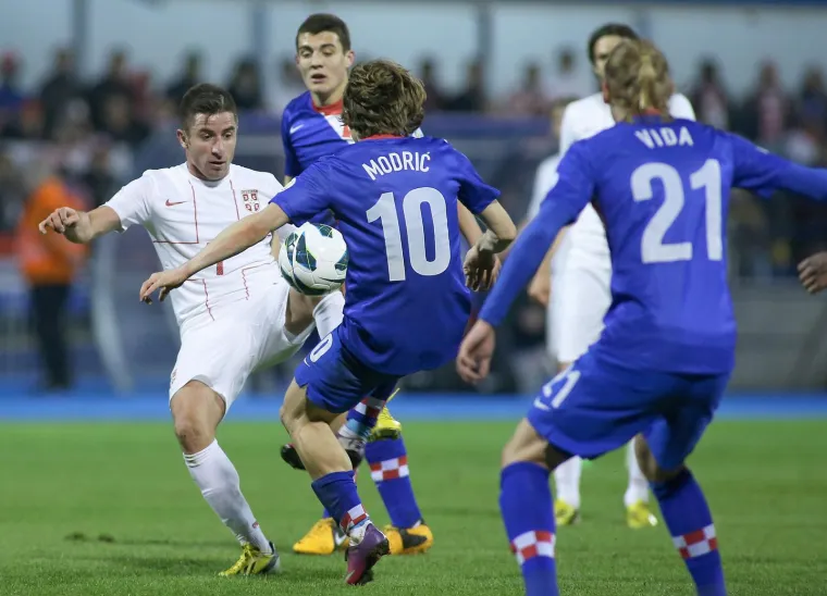 Vatreni su dominirali protiv Orlova. Pokazali su kvalitetu kojoj srpski reprezentativci nisu mogli parirati. Luka Modrić predvodio je reprezentaciju. 