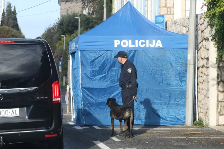Policija, vojska, psi, postavljene trake. Uklonjeni čak i kontejneri. Dubrovnik je spreman za Zelenskog