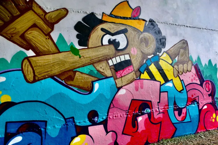 Ovdje su ulične priče ispričane u stotinama boja i svaka je remek-djelo koje osvaja oči