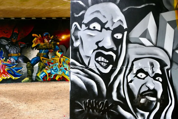 Ovdje su ulične priče ispričane u stotinama boja i svaka je remek-djelo koje osvaja oči