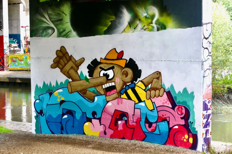 Ovdje su ulične priče ispričane u stotinama boja i svaka je remek-djelo koje osvaja oči