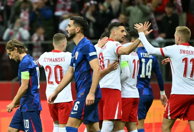 Za Modrića (i ostale hrvatske reprezentativce) utakmica nije dobro počela jer su Poljaci vrlo brzo stigli do vodstva