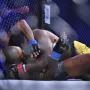 Ngannou je ground and ponudom završio borbu. Time je pokazao kako je napredovao u parteru, 