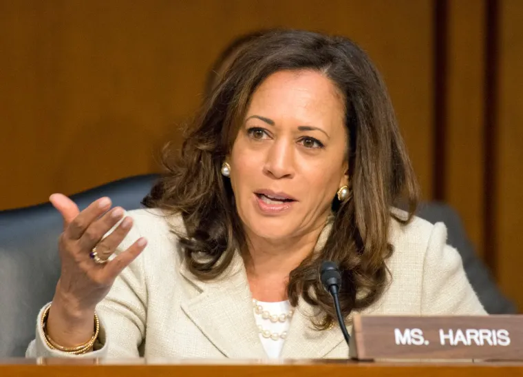 Stock images - Kamala Harris, Vice Presidential Nominee For The 2020 Democratic Ticket.
Democratic presidential candidate Joe Biden has named Senator Kamala Harris as his running mate - she is the first black woman to serve in the role.
Credit: Ron Sachs / CNP
Pictured: Kamala Harris,Image: 551694295, License: Rights-managed, Restrictions: -ALLCOUNTRY, Model Release: no