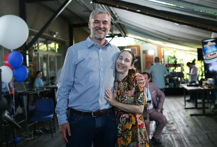 Marija je Ninu Raspudića upoznala tijekom snimanja emisije "Peti dan" u kojoj su oboje redovno gostovali. 