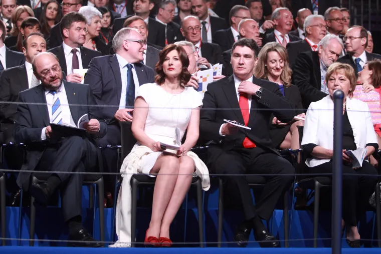 Svečana proslava ulaska Republike Hrvatske u Europsku uniju na Trgu bana Jelačića