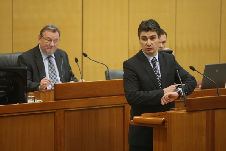 Zoran Milanović 2010. na saborskoj sjednici o izglasavanju ukidanja imuniteta Sanaderu