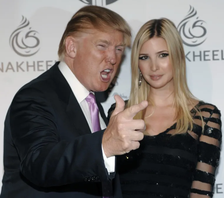 Ivanka i Donald Trump