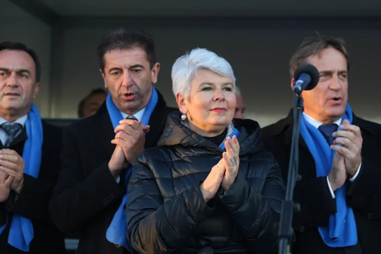 U drgom krugu izbora 2005. godine izgubila je od Stjepana Mesića. Prije toga u prvom krugu za vratom joj je puhao Boris Mik&scaron;ić. Ivo Sanader o njoj je tada govorio: 'Ona je kandidatkinja za koju vjerujemo da će pobijediti, i učinit ćemo sve da se to tako i dogodi'. 
