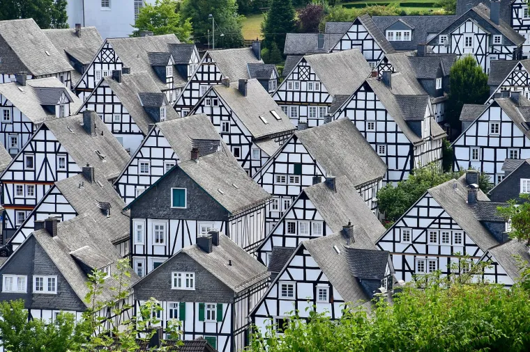6. Freudenberg, Njemačka: Smješten u Sjevernoj Rajni-Vestfaliji, Freudenberg očarava posjetitelje povijesnom jezgrom izgrađenom u potpunosti od drvenih kuća.