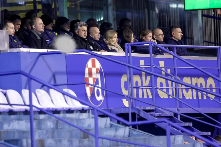 Utakmicu Dinama i Borussije došao je pogledati i hrvatski premijer Andrej Plenković.
