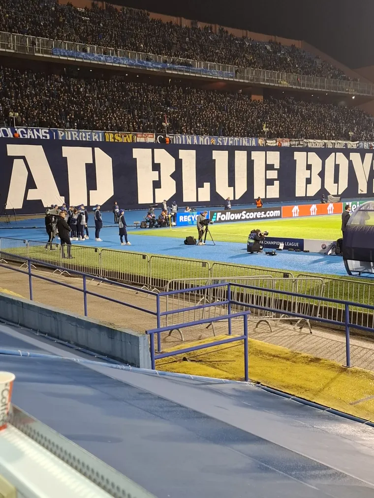 "Koreografija odlično oslikava kako na Dinamovog navijača utječu Dinamove igre i rezultati u posljednje vrijeme - tobogan emocija ove jeseni od slavlja u Salzburgu i Bratislavi, do sada već niza razočaranja u domaćem prvenstvu... Ali i pomalo luđačka vjera da se Dinamo i u ovakvom stanju kao sinoć, može nositi s vi&scaron;estruko skupljim ekipama i izboriti prolazak u sljedeću fazu. Utakmicu na terenu smo izgubili, ali sjever je jo&scaron; jednim odličnim izdanjem pokazao da se na njega može računati", objavili su Boysi.