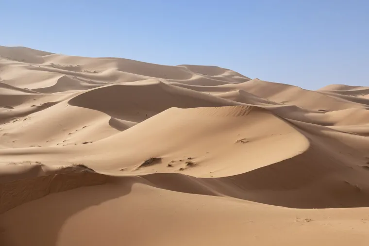 6. Sahara: Zemlja prolazi kroz ciklus svakih 41.000 godina tijekom kojeg se nagib planeta mijenja za gotovo dva stupnja. Ova promjena ima dramatičan utjecaj na klimu svijeta, osobito na Saharu. Očekuje se da će Sahara postati tropska kada se planet ponovo pomakne u sljedećih 15.000 godina.