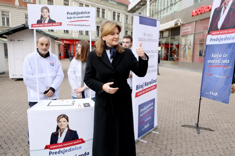 Umjesto štandova s fritulama - kandidati: Nino od jutra 'radi' za Mariju, Bulj dijeli upaljače