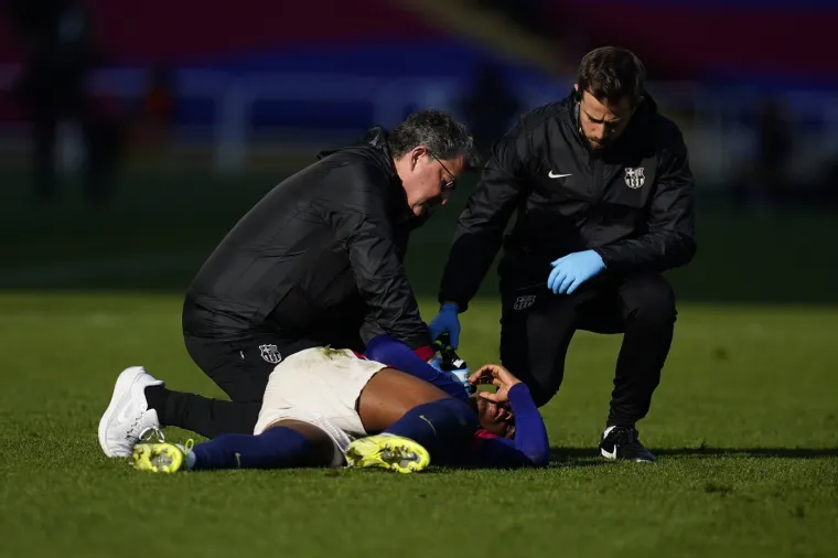 Horor prizori: Zvijezda Barcelone povraćala krv, nije mogla stati na noge