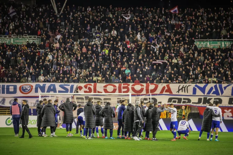 Ovo niste mogli vidjeti na TV-u: Hajduk došao pred Torcidu, a Gattuso je 'ukrao show'