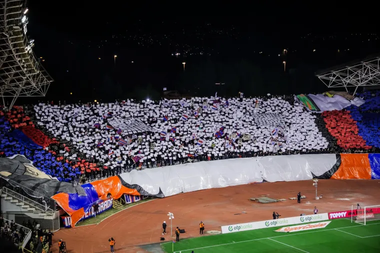 Ovo niste mogli vidjeti na TV-u: Hajduk do&scaron;ao pred Torcidu, a Gattuso je 'ukrao show'