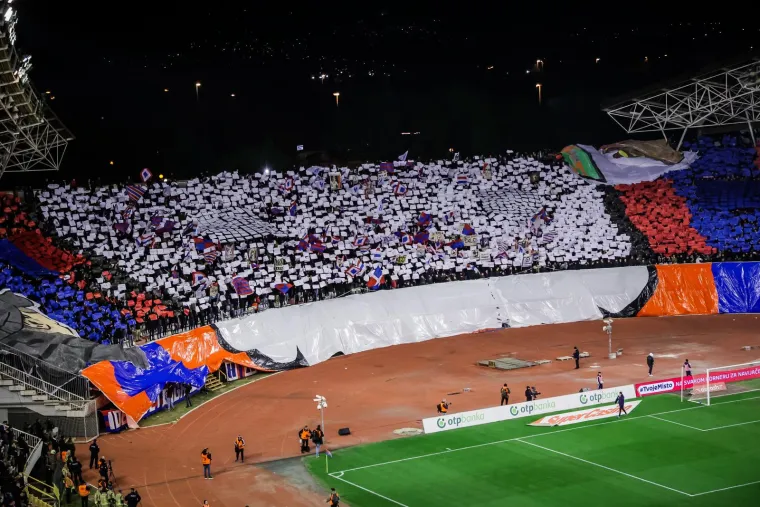 Ovo niste mogli vidjeti na TV-u: Hajduk do&scaron;ao pred Torcidu, a Gattuso je 'ukrao show'