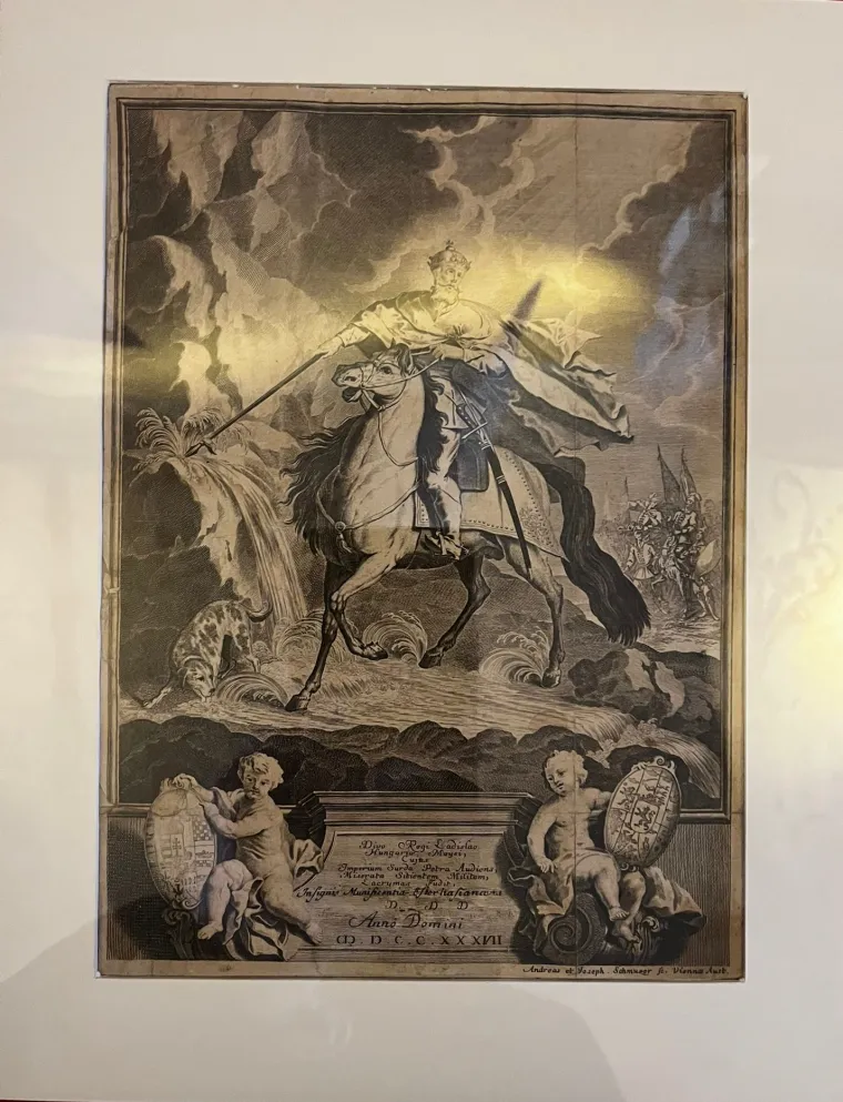 Legenda iz bitke za Mogjorod glasi da je Ladislav imao viziju anđela koji je stavljao krunu na glavu njegovog starijeg brata, što je predvidjelo pobjedu nad njihovim rođakom Solomonom za prevlast u Mađarskoj.