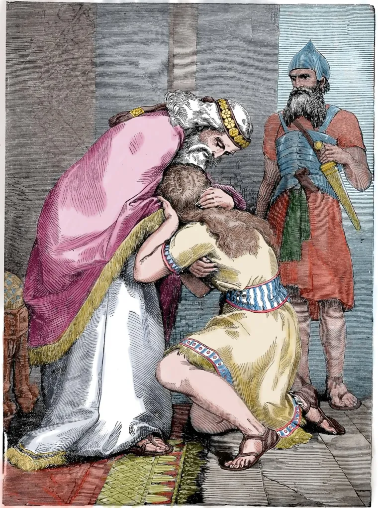 Davidove žene uključivale su Mikalu, Abigail, Ahinoamu, Eglu, Maaku, Abital, Hagit i Bat-&Scaron;ebu.