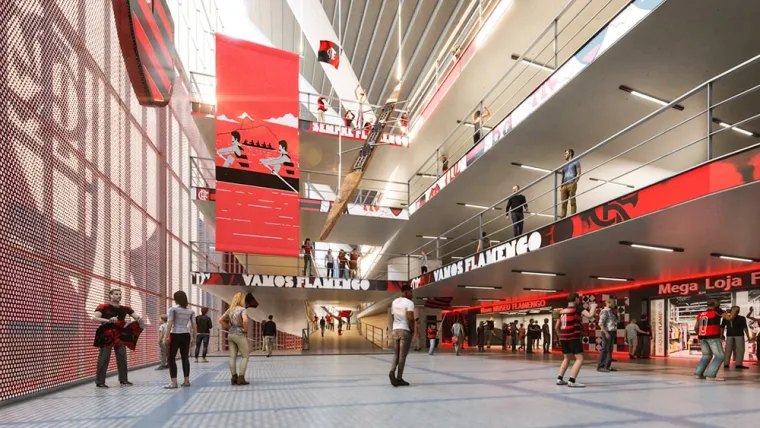 Teren će kombinirati inovativan dizajn, najsuvremeniju tehnologiju i multifunkcionalnu viziju. Flamengov novi dom u Riju ugostit će nogometne utakmice, kao i razna događanja.